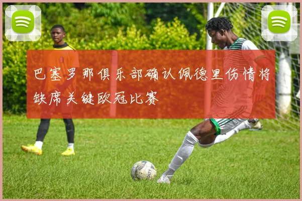巴塞罗那俱乐部确认佩德里伤情将缺席关键欧冠比赛